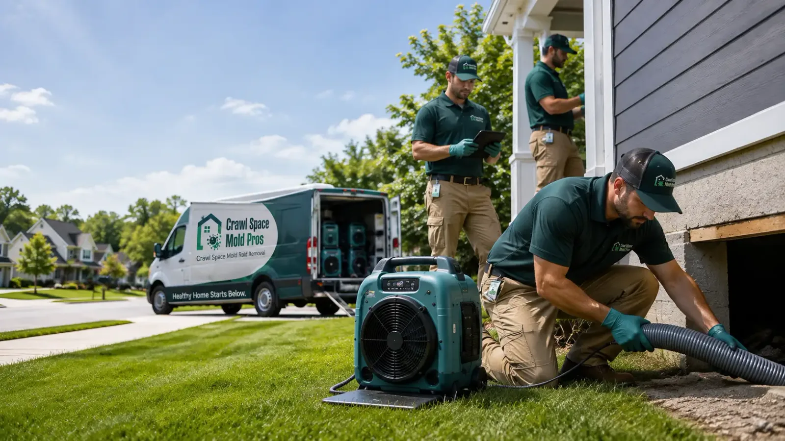 Crawl Space Mold Removal in San Bernardino, CA